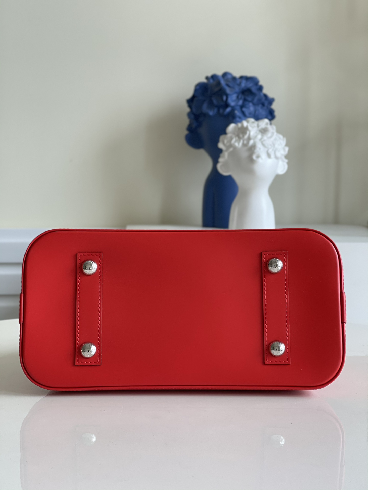 Top original red ALMA small handbag rep