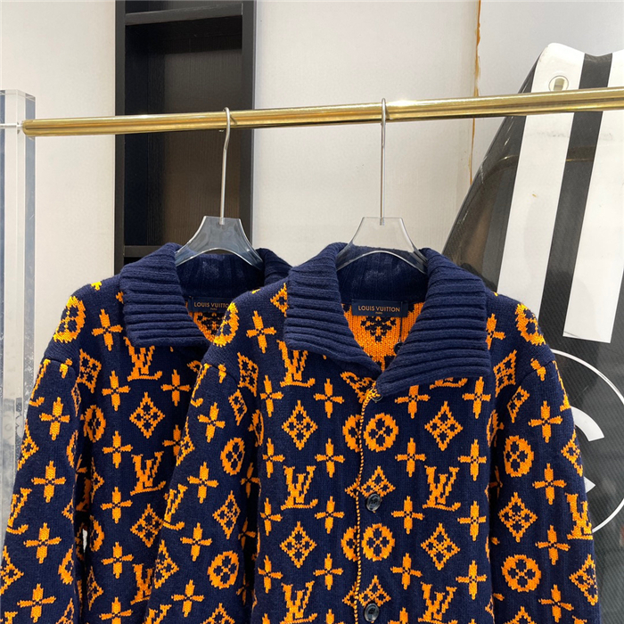 2023fw LV Sweater Jacket Top Version