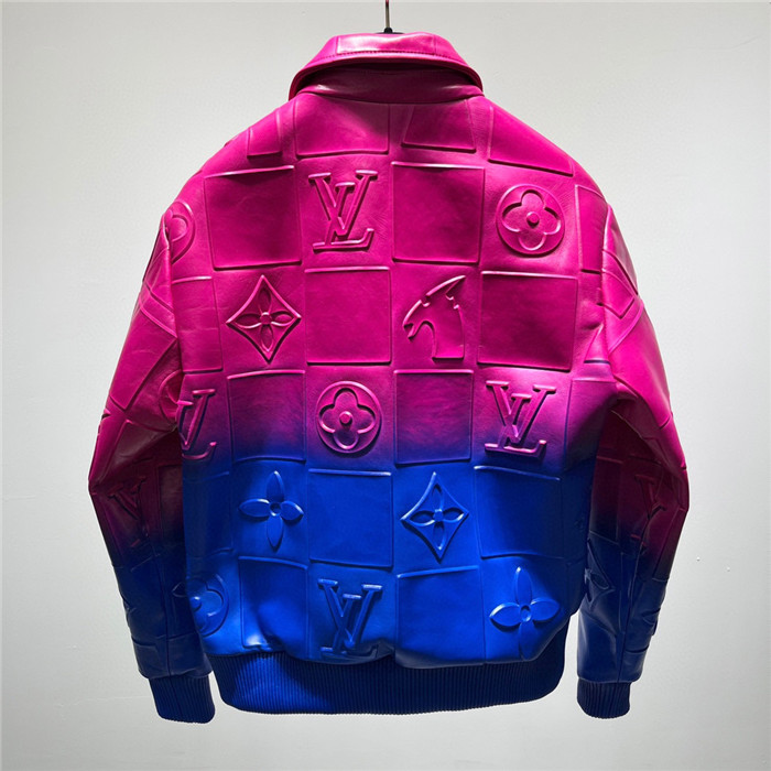 2023fw LV Real Leather Jacket Top Version
