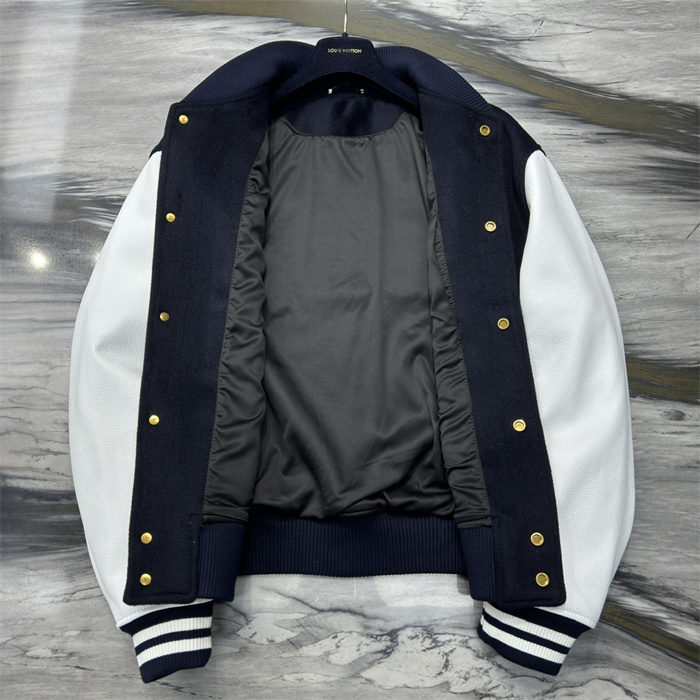 2024fw LV Real Leather Jacket Top Version