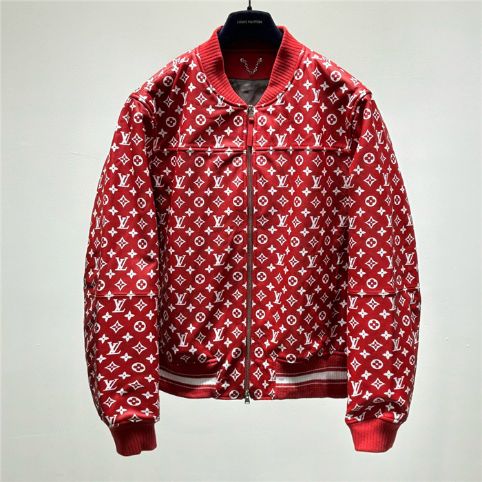 2023fw LV Real Leather Jacket Top Version