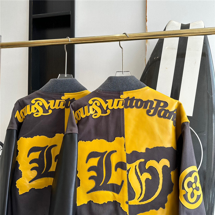 2023fw LV Real Leather Jacket Top Version
