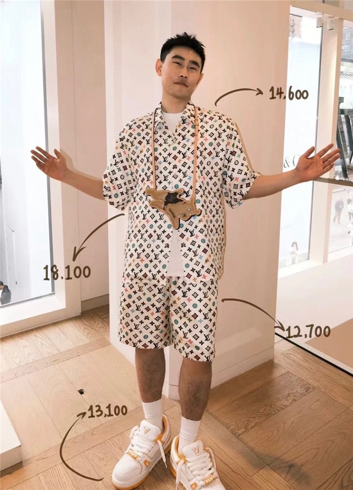 2024SS LV ShirtShorts Top Version