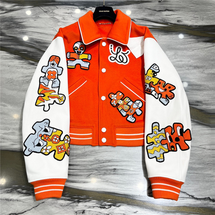2023fw LV Real Leather Jacket Top Version