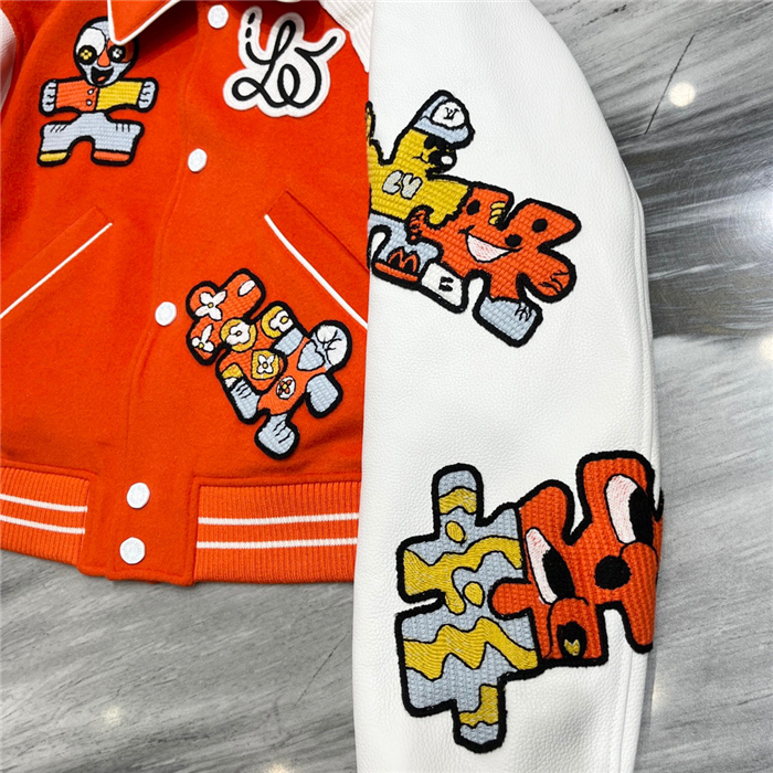 2023fw LV Real Leather Jacket Top Version