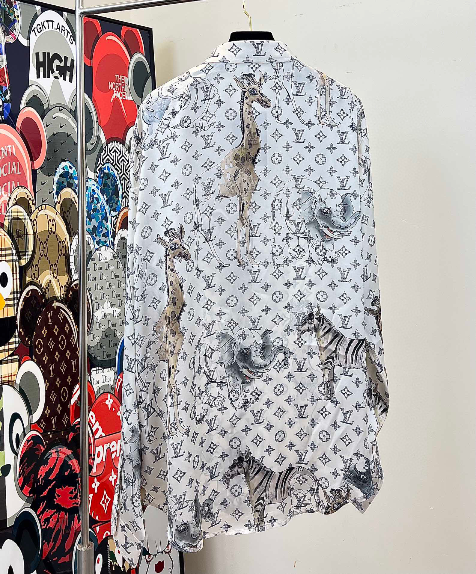 2024SS LV Silk Shirt Top Version