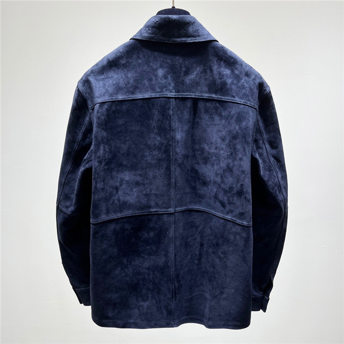 2023fw LV Real Leather Jacket Top Version